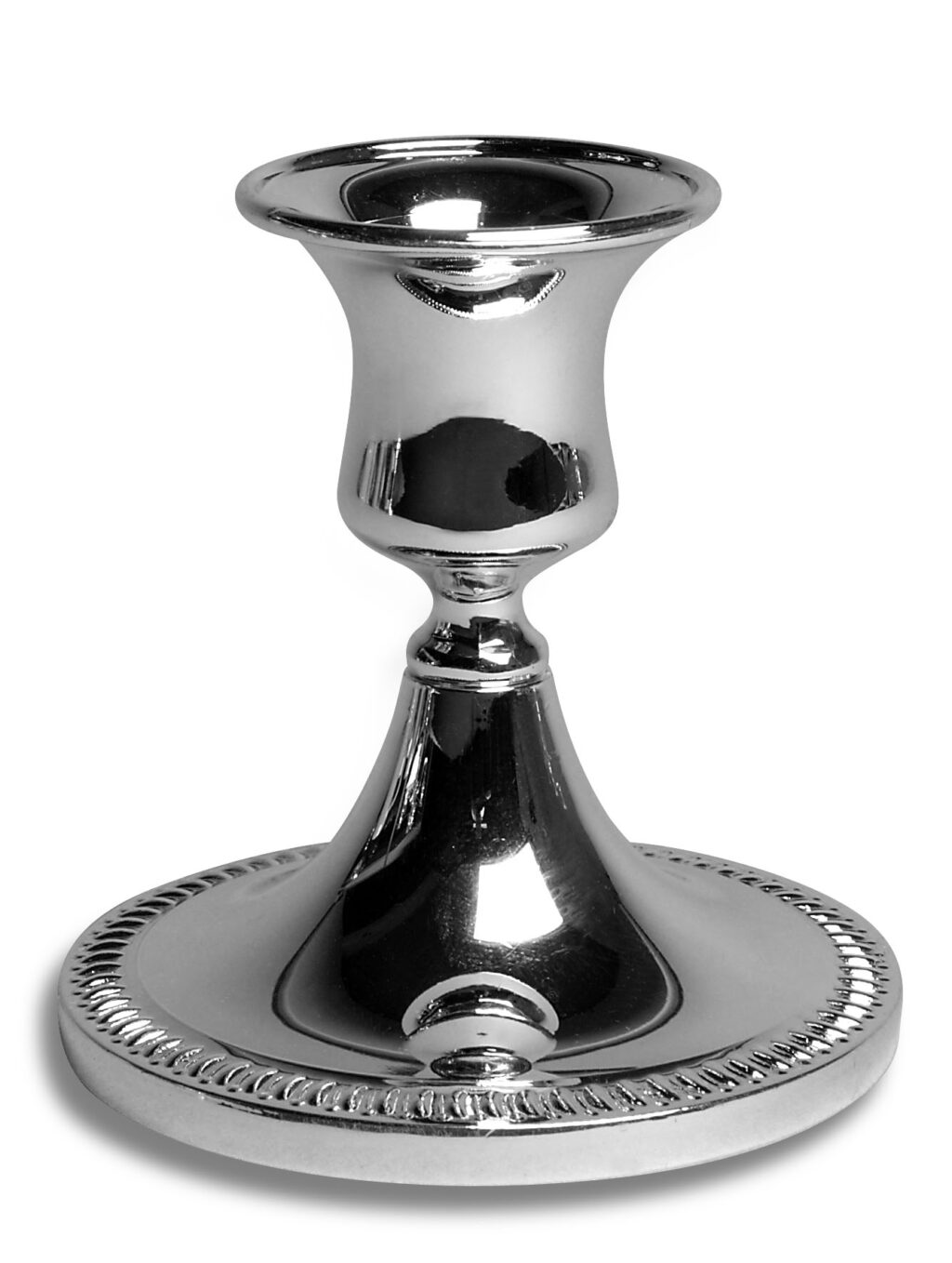 LJUSSTAKE, silver 6 cm