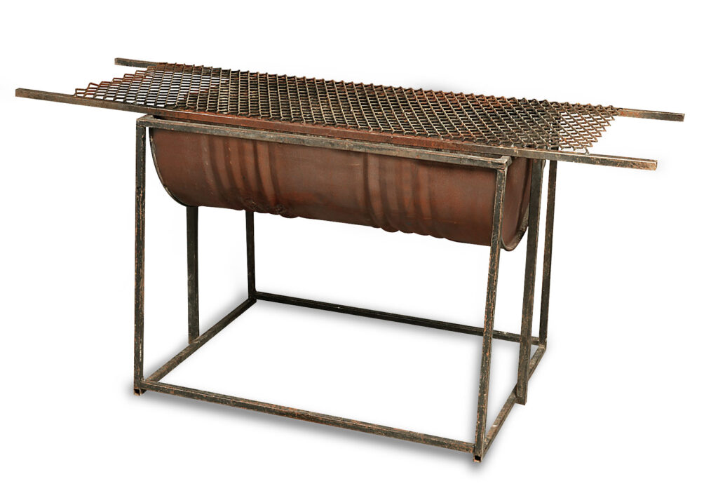 GRILL, Kolgrill med galler 60x90 cm